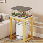 Aquarium Stand Compact With Integrated Storage & Non-Slip Top