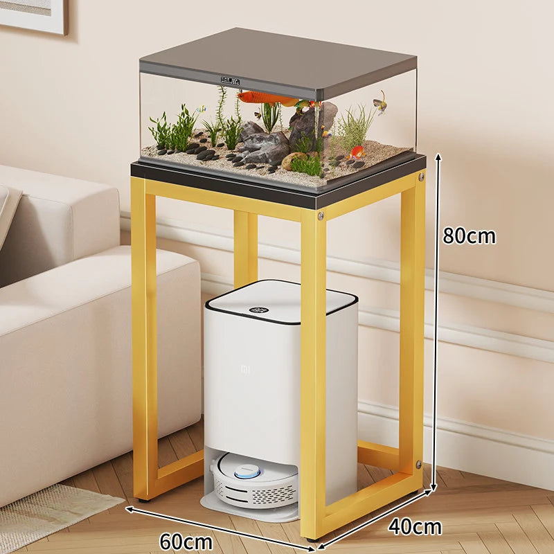 Aquarium Stand Compact With Integrated Storage & Non-Slip Top