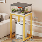 Aquarium Stand Compact With Integrated Storage & Non-Slip Top