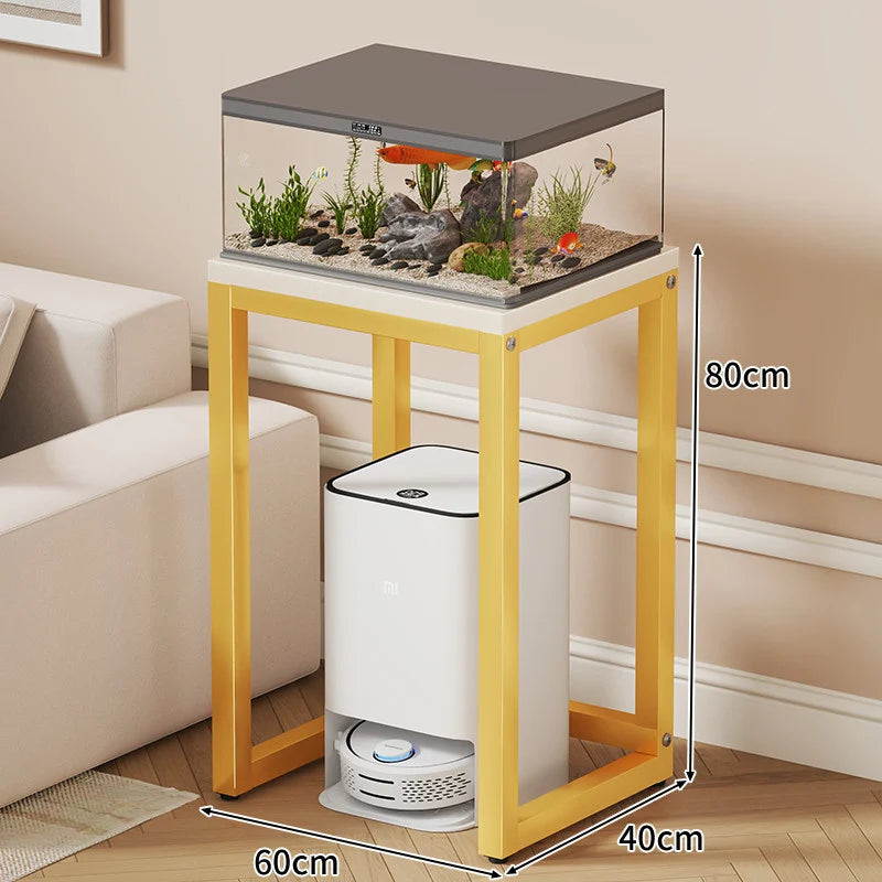 Aquarium Stand Compact With Integrated Storage & Non-Slip Top
