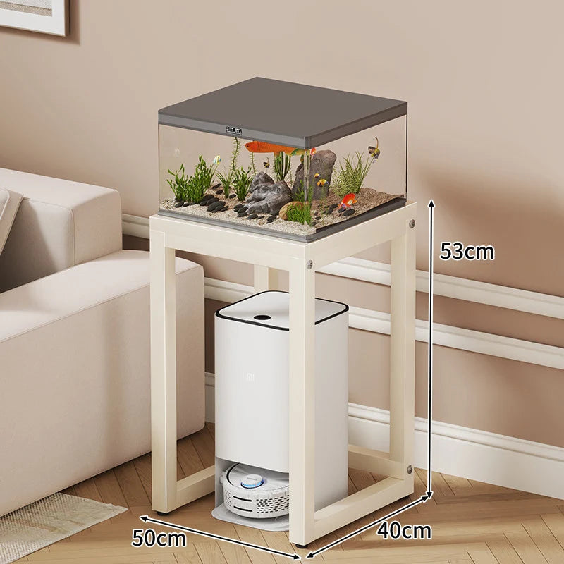 Aquarium Stand Compact With Integrated Storage & Non-Slip Top