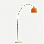 Arc Floor Lamp Curved Design Adjustable Height Warm Ambient Light