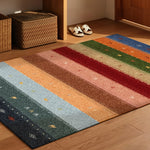 Area Rug Colorful Non-Slip Easy-Care Surface