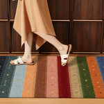 Area Rug Colorful Non-Slip Easy-Clean Backing