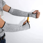 Arm Sleeves Level 5 Cut-Resistant Breathable Nylon-Spandex