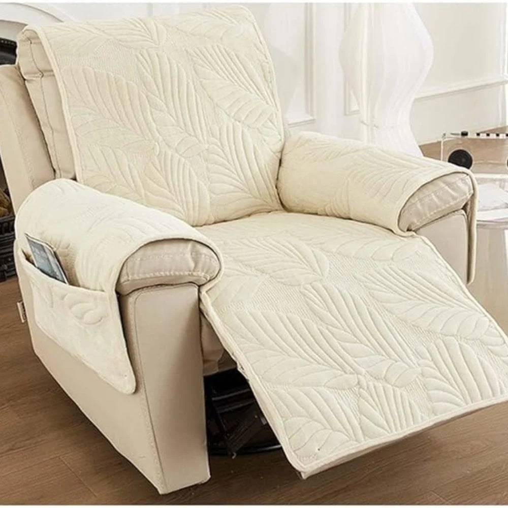 Armchair Slipcover Universal Stretch Microfiber & Anti-Slip Backing