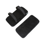 Armrest Pads Contouring Memory Foam Removable Cover Non-Slip Base