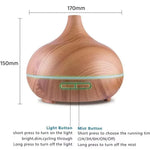 Aroma Diffuser & Humidifier Ultrasonic Quiet 500 mL Automatic Shut-Off