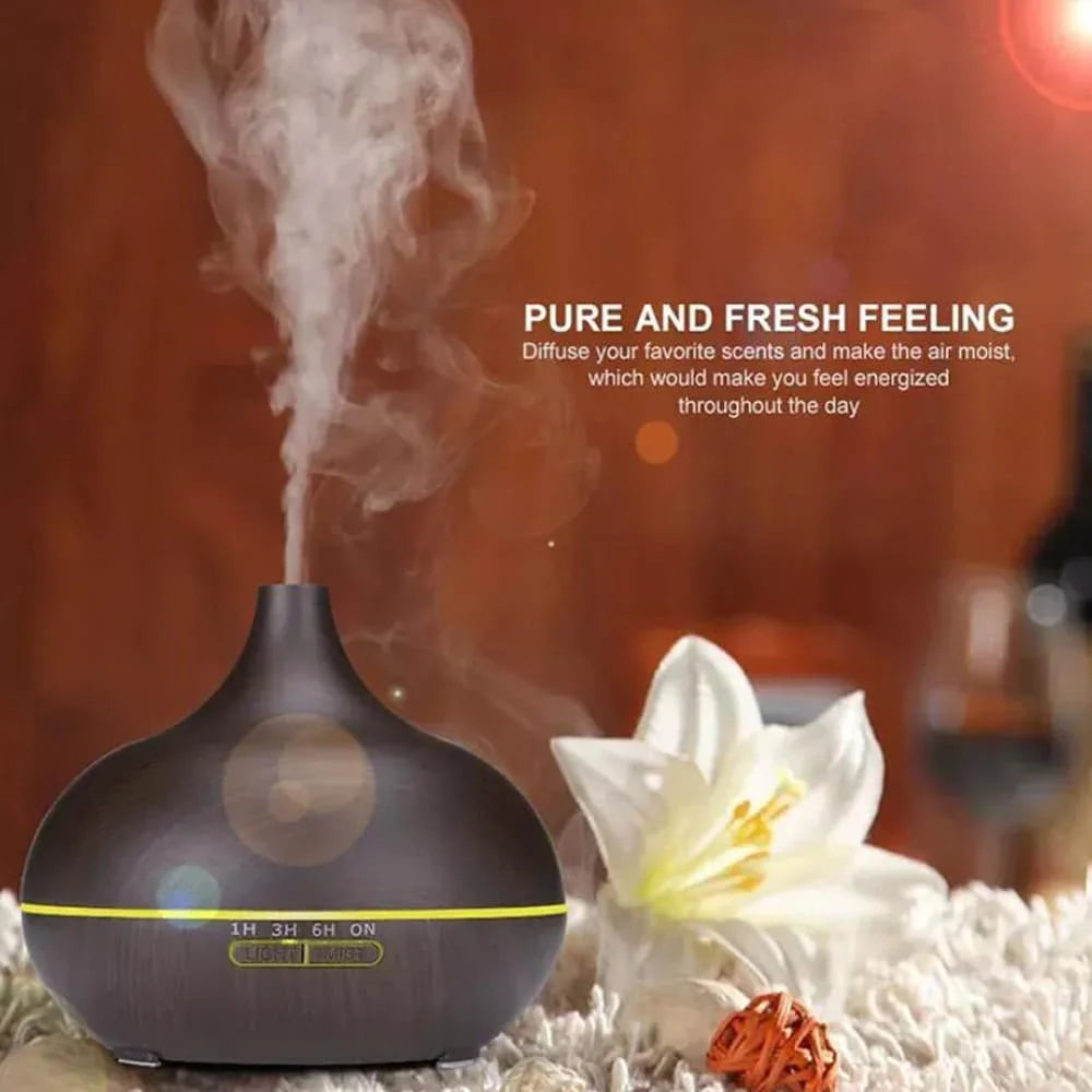 Aroma Diffuser & Humidifier Ultrasonic Quiet 500 mL Automatic Shut-Off