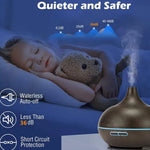 Aroma Diffuser & Humidifier Ultrasonic Quiet 500 mL Automatic Shut-Off