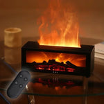 Aroma Diffuser Ultrasonic Mist Flame Effect Remote Control