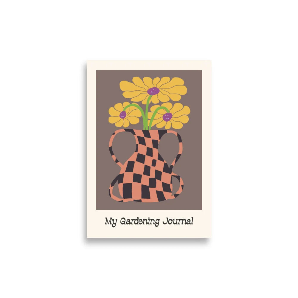 Art Print Gardening Journal Design Archival Japanese Paper