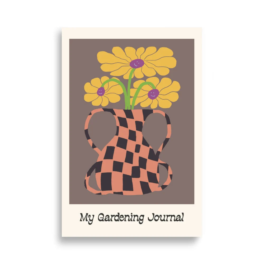 Art Print Gardening Journal Design Archival Japanese Paper