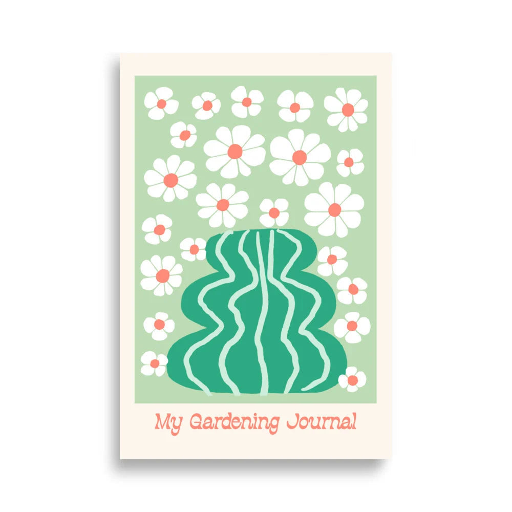 Art Print Gardening Journal Illustration Archival Japanese Paper