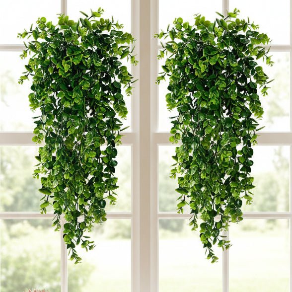 Artificial Eucalyptus Vines UV-Resistant Set of 2
