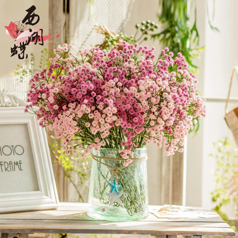 Artificial Gypsophila Bouquet Lifelike Long-Lasting No Maintenance