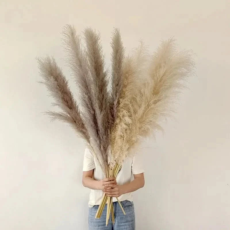 Artificial Pampas Grass 25.6-Inch Maintenance-Free Decor