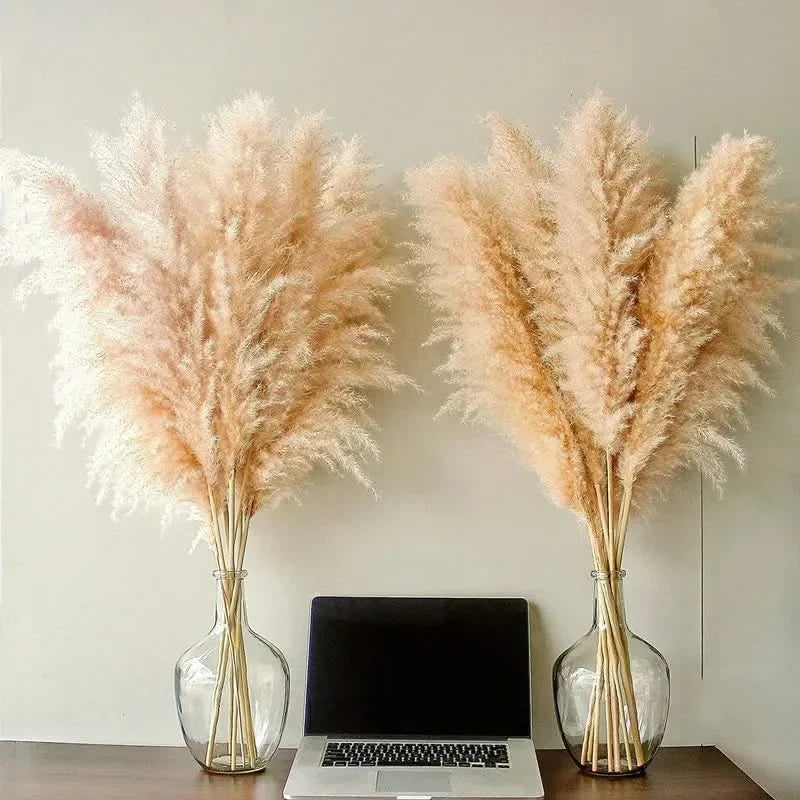 Artificial Pampas Grass 25.6-Inch Maintenance-Free Decor
