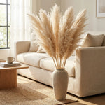 Artificial Pampas Grass 25.6-Inch Maintenance-Free Decor