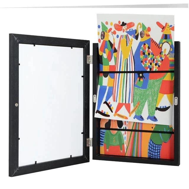 Artwork Display Frame Front-Opening Holds 150 Artworks