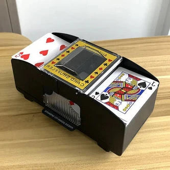 Automatic Card Shuffler Quiet USB/AA 6-Deck Capacity