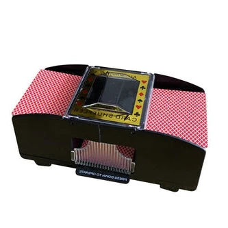 Automatic Card Shuffler Quiet USB/AA 6-Deck Capacity