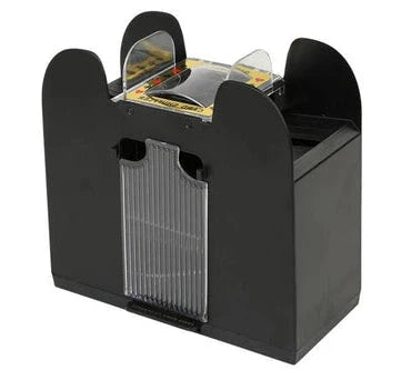 Automatic Card Shuffler Quiet USB/AA 6-Deck Capacity