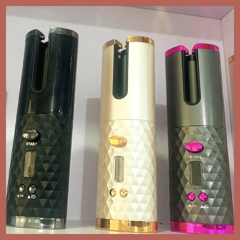 Automatic Curling Iron Cordless Ceramic Six Heat Settings