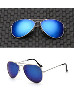 Aviator Sunglasses Polarized Mirrored UV400 Lenses Lightweight Alloy Frame