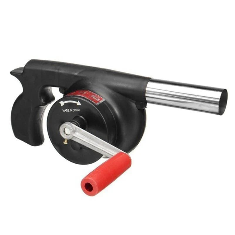 BBQ Blower Hand-Crank Portable & Lightweight