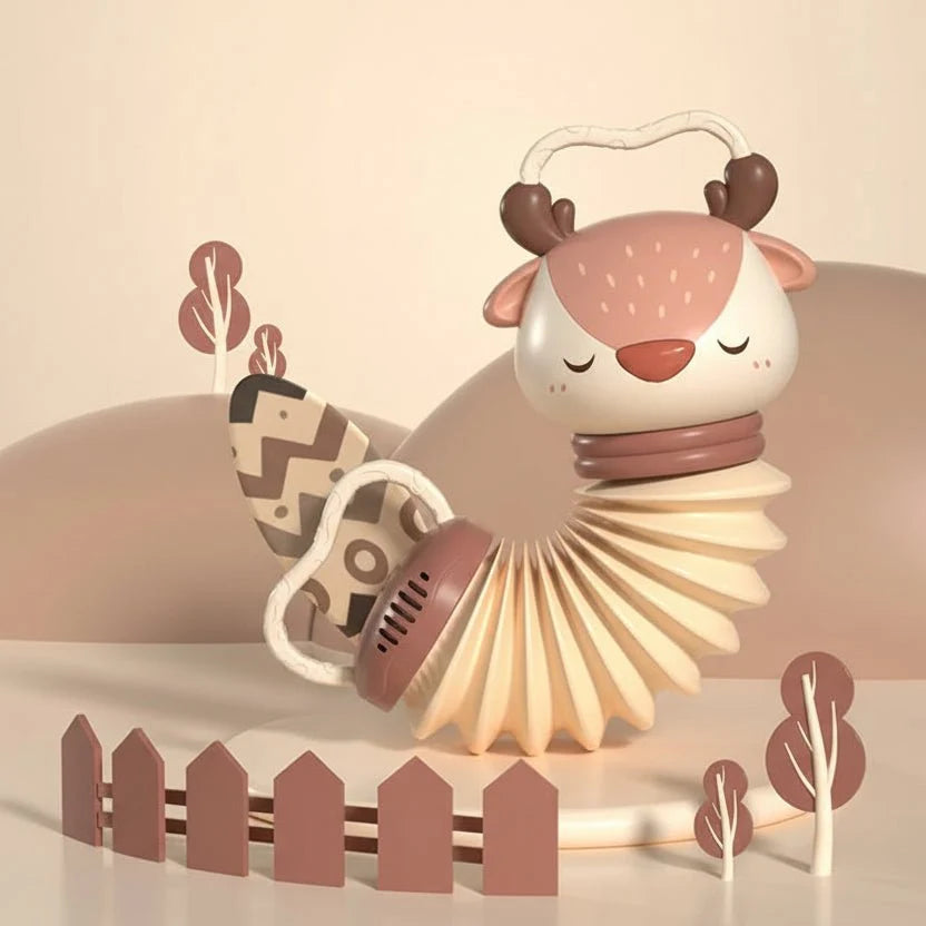 Baby Accordion Toy Rattle & Textured Sensory Play