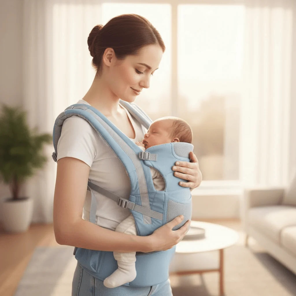 Baby Carrier Ergonomic Adjustable Cotton Machine Washable