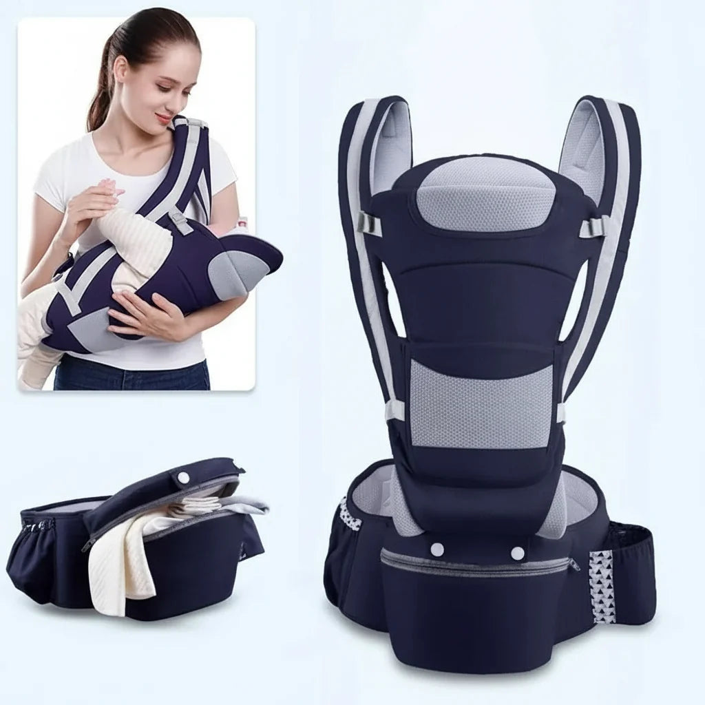 Baby Carrier Ergonomic Adjustable Cotton Machine Washable