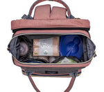 Baby Changing Backpack Fold-Out Travel Bed Insulated Bottle Pockets