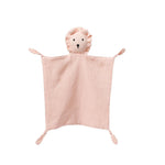 Baby Comfort Blanket Animal Head Lightweight Breathable Muslin Washable