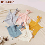 Baby Comfort Blanket Animal Head Lightweight Breathable Muslin Washable
