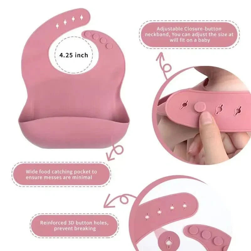 Baby Feeding Plate Soft Silicone Ergonomic Design