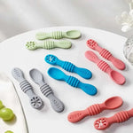 Baby Feeding Spoons Soft Silicone Set of 2