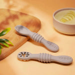 Baby Feeding Spoons Soft Silicone Set of 2