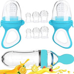 Baby Fruit Feeder Soft Silicone Tip Easy-Grip Squeeze Design