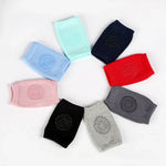Baby Knee Pads Cushioned Cotton Blend & Silicone Grip