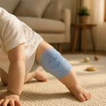 Baby Knee Pads Cushioned Cotton Blend & Silicone Grip
