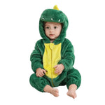 Baby Onesie Fluffy Lined Zip & Snap Closure