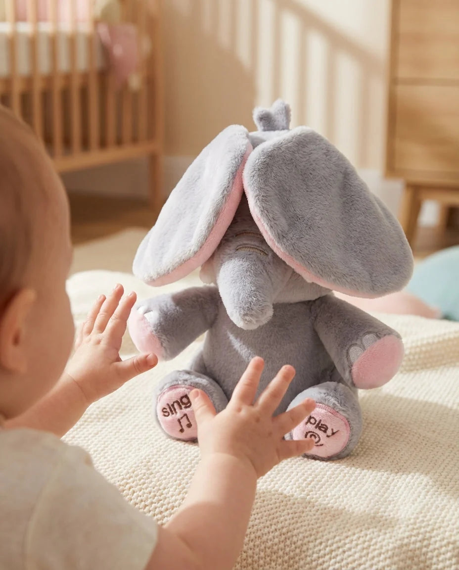 Baby Plush Toy Interactive Peekaboo Soothing Melodies