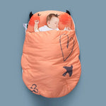 Baby Sleeping Bag Breathable Cotton Temperature-Regulating Zipper