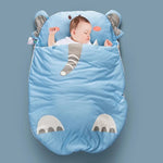 Baby Sleeping Bag Breathable Cotton Temperature-Regulating Zipper