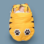 Baby Sleeping Bag Breathable Cotton Temperature-Regulating Zipper