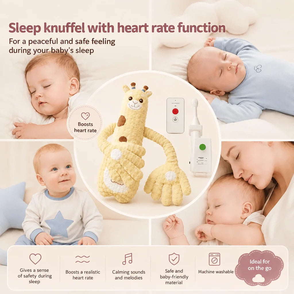 Baby Soothing Plush Automatic Patting 3 Modes
