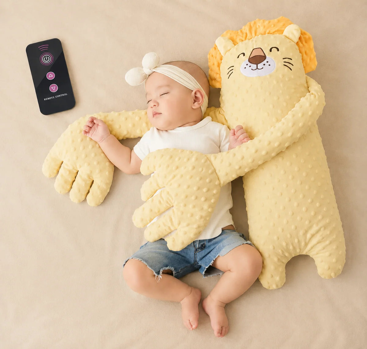 Baby Soothing Plush Automatic Patting 3 Modes