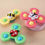 Baby Spinner Toy BPA-Free Sensory 3-Piece Set